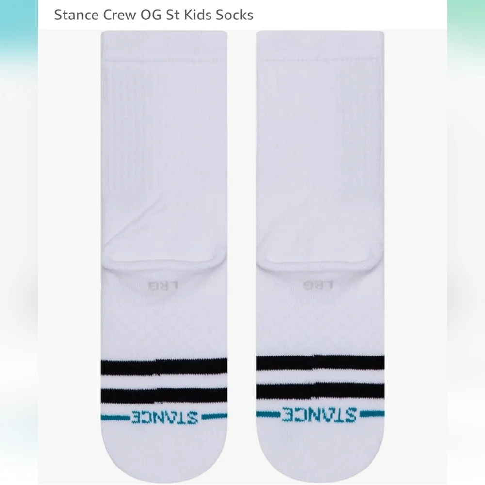NWT OG Stance Crew Socks